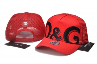 High Quality DOLCE&GABBANA Curved Mesh Snapback Hats 108749