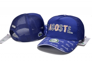 High Quality Lacoste Curved Mesh Snapback Hats 108752