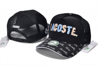 High Quality Lacoste Curved Mesh Snapback Hats 108757