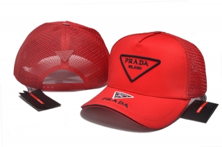 High Quality Prada Curved Mesh Snapback Hats 108771