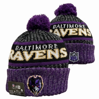 Baltimore Ravens NFL Knitted Beanie Hats 108959