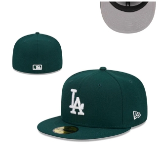 Green Los Angeles Dodgers MLB 59FIFTY Fitted Hats 109008