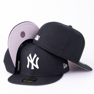 Black New York Yankees MLB 59FIFTY Fitted Hats 108817