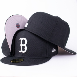 Black Boston Red Sox MLB 59FIFTY Fitted Hats 108810
