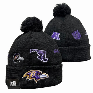 Baltimore Ravens NFL Knitted Beanie Hats 109094
