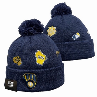 Milwaukee Brewers MLB Knitted Beanie Hats 109104