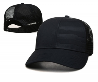 Cotton Blank Mesh Curved Snapback Hats 109152