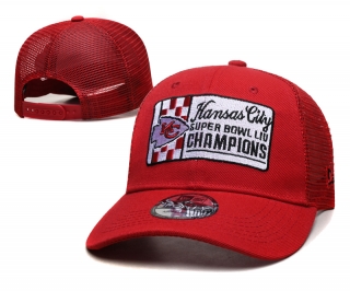 Kansas City Chiefs NFL Curved Snapback Hats 109320