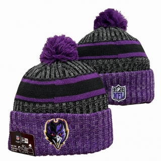 Baltimore Ravens NFL Knitted Beanie Hats 109335