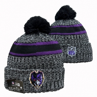 Baltimore Ravens NFL Knitted Beanie Hats 109336