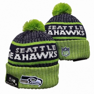 Seattle Seahawks NFL Knitted Beanie Hats 109355