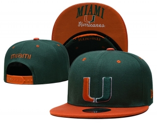 NCAA Miami Hurricanes Snapback Hats 95288