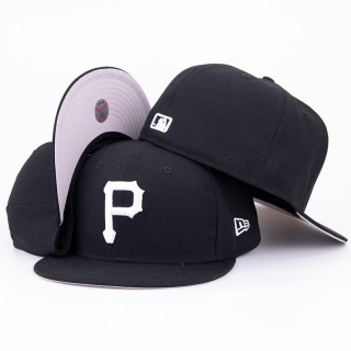 Black Pittsburgh Pirates MLB 59Fifty Fitted Hats 109603