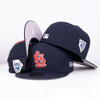 Navy Saint Louis Cardinals MLB 59Fifty Fitted Hats 109605