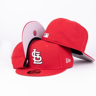 Red Saint Louis Cardinals MLB 59Fifty Fitted Hats 109607
