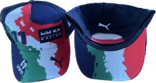 Red Bull & Puma Curved Snapback Hats 109684