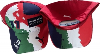 Red Bull & Puma Curved Snapback Hats 109686