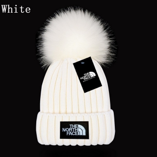 The North Face Faux Fox Fur Ball Knitted Beanie Hats 110699