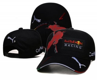 Red Bull Puma Curved Snapback Hats 110729