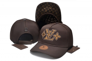 LV High Quality Curved Snapback Hats 110790