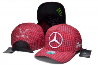 Mercedes-Bens AMG Pure Cotton High Quality Curved Snapback Hats 110797