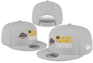 Los Angeles Lakers 2023 NBA In-Season Tournament Champions Snapback Hats 110805