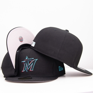Miami Marlins MLB 59Fifty Fitted Hats 110809