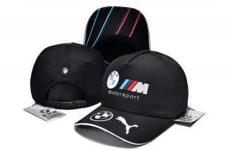 BMW Motorsport Curved Snapback Hats 110923