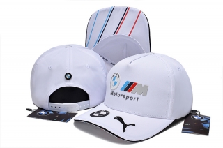 BMW Motorsport Curved Snapback Hats 110924
