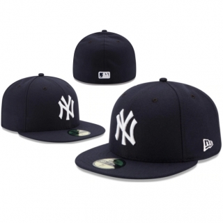 New York Yankees Navy Blue MLB 59FIFTY Fitted Hats 96365