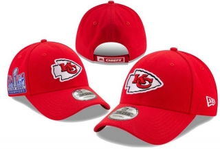 Kansas City Chiefs NFL Super Bowl 9FORTY Curved Adjustable Hats 111162