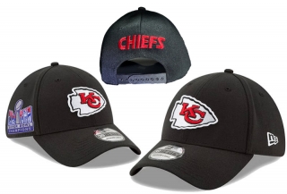 Kansas City Chiefs NFL Super Bowl 9FORTY Curved Adjustable Hats 111163