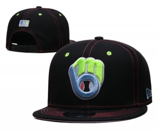 Milwaukee Brewers MLB Snapback Hats 111553
