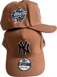 New York Yankees MLB 9FORTY Curved Adjustable Hats 127038