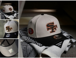 San Francisco 49ers NFL 9FORTY Curved Adjustable Hats 127160