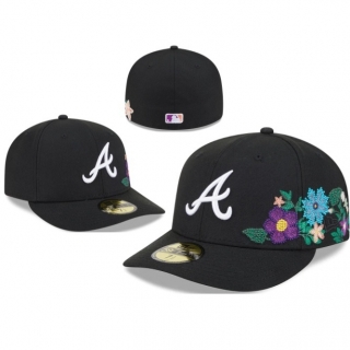 Atlanta Braves Six-panel MLB 59FIFTY Curved Fitted Hats 127207