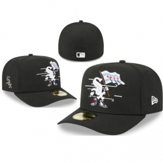 Chicago White Sox Five-panel MLB 59FIFTY Curved Fitted hats 127209