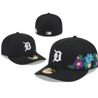 Detroit Tigers Six-panel MLB 59FIFTY Curved Fitted Hats 127211