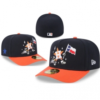 Houston Astros Five-panel MLB 59FIFTY Curved Fitted hats 127212