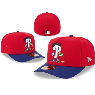 Philadelphia Phillies Five-panel MLB 59FIFTY Curved Fitted hats 127220