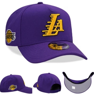 Los Angeles Lakers NBA 9FORTY Curved Adjustable Hats 127302