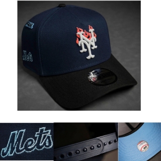 New York Mets MLB 9FORTY Curved Adjustable Hats 127304