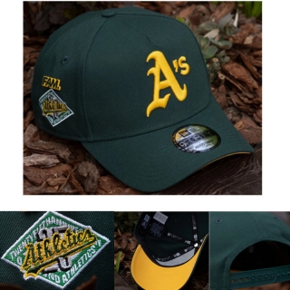 Oakland Athletics MLB 9FORTY Curved Adjustable Hats 127306