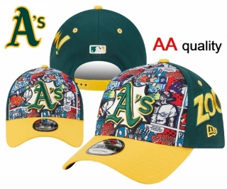 Oakland Athletics MLB 9FORTY Curved Adjustable Hats 127404
