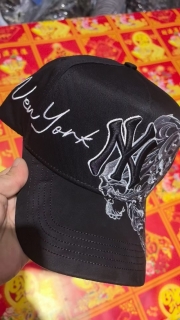 New York Yankees MLB Skull & 8Ball Curved New Era Snapback Hats NFC Chip Works 127479