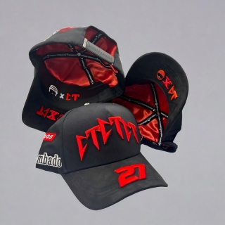 Barbas Hats x Corridos Tumbados CT Racing Curved Snapback Hats NFC Chip Works 127484