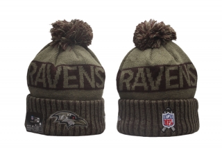 Baltimore Ravens NFL Knitted Beanie Hats 127773