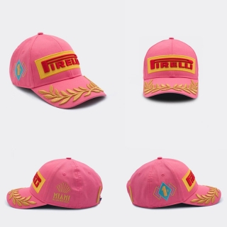 Pirelli Podium Curved Adjustable Hats 126772