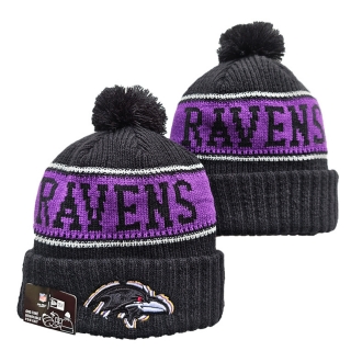 Baltimore Ravens NFL Knitted Beanie Hats 128026