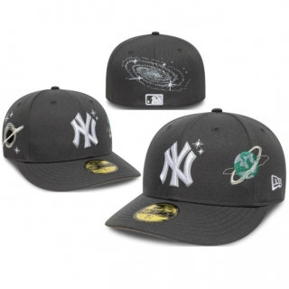 New York Yankees MLB 59FIFTY Curved Fitted Hats 128333